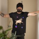 Linocasa– Omnisexual Pug In Space T-Shirt
