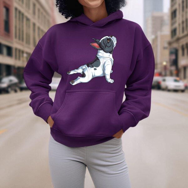 Linocasa– French Bulldog Yoga Namaste Hoodie - Image 7