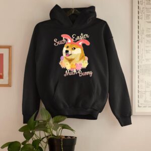 Linocasa– Happy Easter Doge – Shiba Inu Such Easter Much Bunny Hoodie