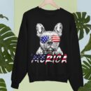 Linocasa– French Bulldog American USA Flag Sweatshirt