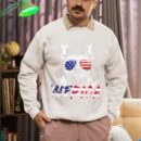 Linocasa– French Bulldog American USA Flag Sweatshirt