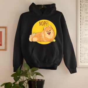 Linocasa– Nope Lazy Pomeranian Dog Hoodie