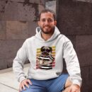 Linocasa– Pug Dog Drinking Coffee Hoodie