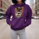 Linocasa– Pug Dog Drinking Coffee Hoodie
