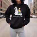 Linocasa– Pug Riding Llama Christmas Hoodie