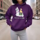 Linocasa– Pug Riding Llama Christmas Hoodie