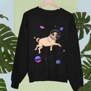 Linocasa– Omnisexual Pug In Space Sweatshirt