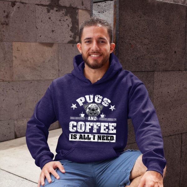 Linocasa– Pugs And Coffee Is All I Need Hoodie - Image 4