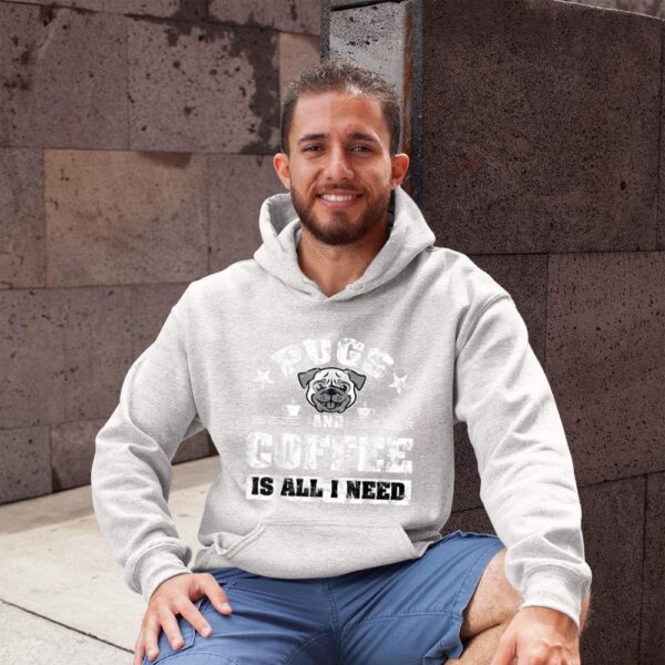 Linocasa– Pugs And Coffee Is All I Need Hoodie - Image 5
