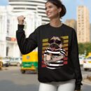 Linocasa– Pug Dog Drinking Coffee Sweatshirt