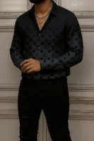 LOUIS VUITTON Long Sleeve Button Down Shirt Limited For Men DC-CCY-24072535