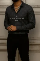 LOUIS VUITTON Long Sleeve Button Down Shirt Limited For Men DC-CCY-26072508