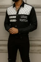 LOUIS VUITTON Long Sleeve Button Down Shirt Limited For Men DC-CCY-24072516