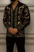 VERSACE Long Sleeves Button Down Shirt Limited For Men DC-CCY-20062515