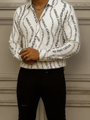 VERSACE Long Sleeves Button Down Shirt Limited For Men DC-CCY-20062516