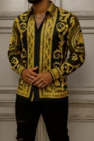 VERSACE Long Sleeves Button Down Shirt Limited For Men DC-CCY-20062514