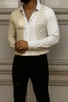 VERSACE Long Sleeves Button Down Shirt Limited For Men DC-CCY-20062501