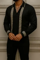 VERSACE Long Sleeves Button Down Shirt Limited For Men DC-CCY-30062509
