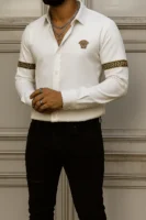 VERSACE Long Sleeves Button Down Shirt Limited For Men DC-CCY-22062503