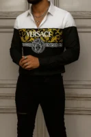 VERSACE Long Sleeves Button Down Shirt Limited For Men DC-CCY-20062507