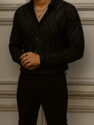 VERSACE Long Sleeves Button Down Shirt Limited For Men DC-CCY-30062502