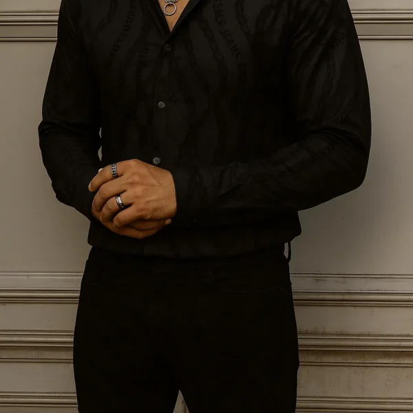 VERSACE Long Sleeves Button Down Shirt Limited For Men DC-CCY-30062502