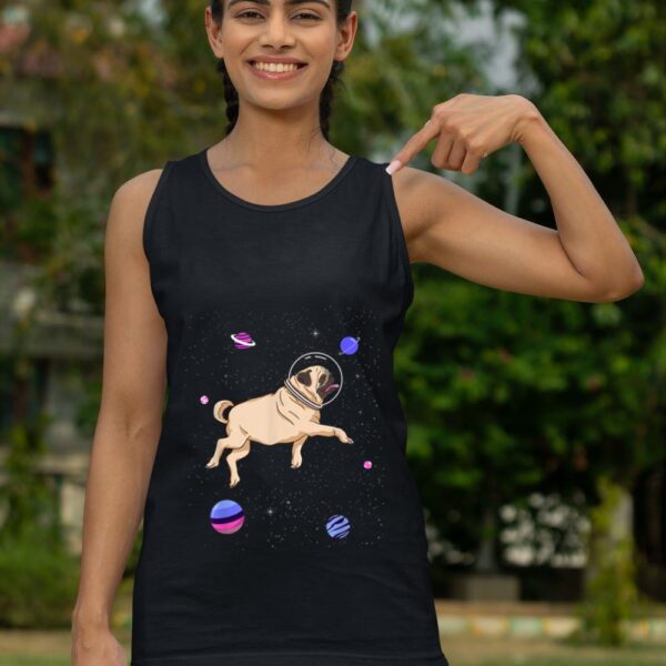 Mecurino – Omnisexual Pug In Space Tank Top