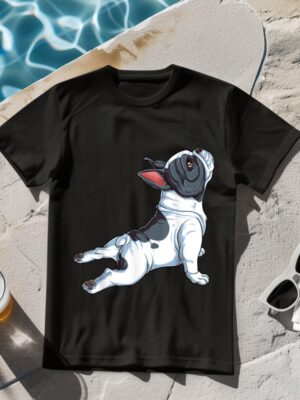 Mecurino – French Bulldog Yoga Namaste T-Shirt